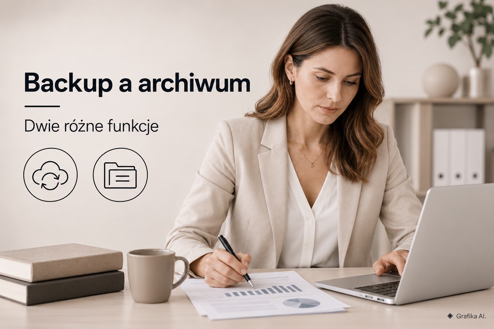 Backup a archiwum dokumentów – dwie różne funkcje w firmowym DMS