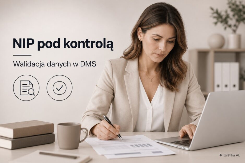 NIP pod kontrolą – walidacja danych z OCR i faktur w systemie DMS