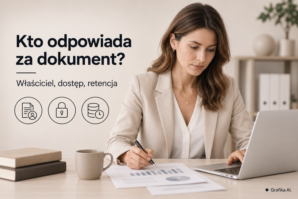 Kto odpowiada za dokument – właściciel dokumentacji, dostęp i retencja w DMS